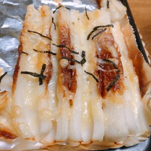 簡単おつまみに☆ちくわのチーズ焼き